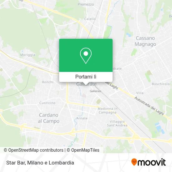 Mappa Star Bar
