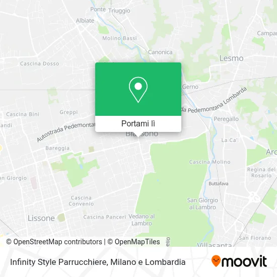 Mappa Infinity Style Parrucchiere