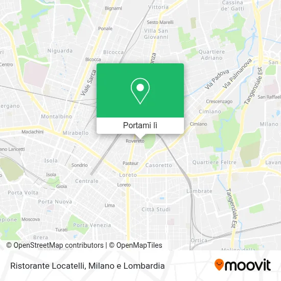 Mappa Ristorante Locatelli