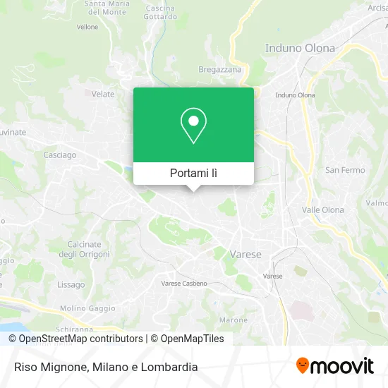 Mappa Riso Mignone