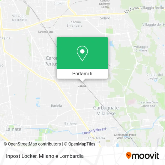 Mappa Inpost Locker