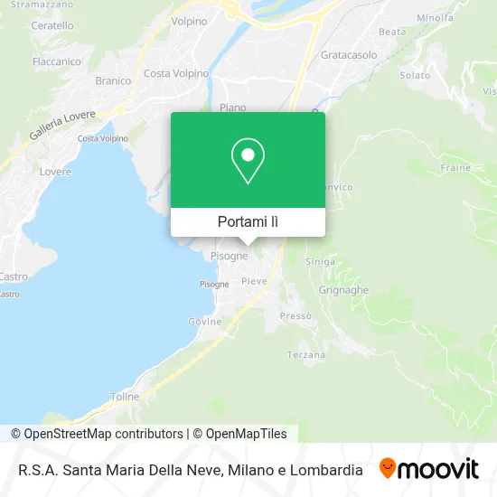 Mappa R.S.A. Santa Maria Della Neve