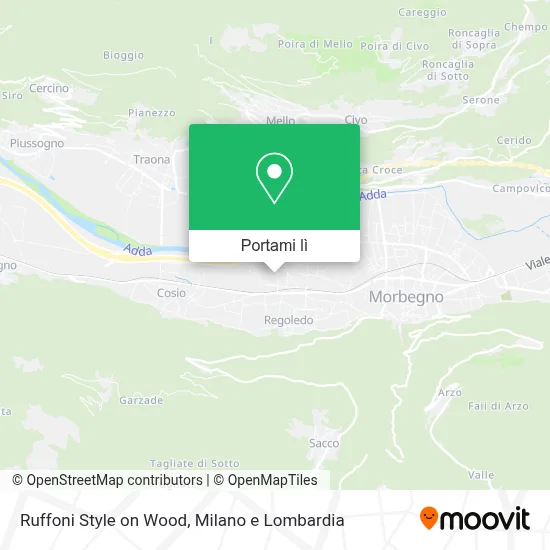 Mappa Ruffoni Style on Wood