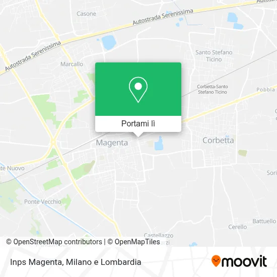 Mappa Inps Magenta
