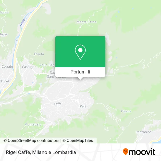 Mappa Rigel Caffe
