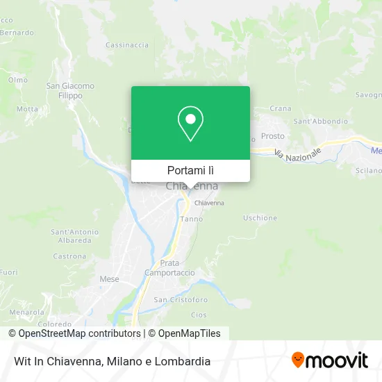Mappa Wit In Chiavenna