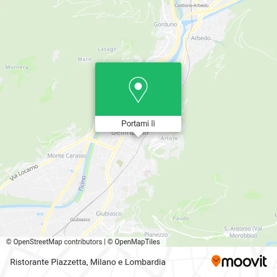 Mappa Ristorante Piazzetta