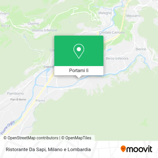 Mappa Ristorante Da Sapi