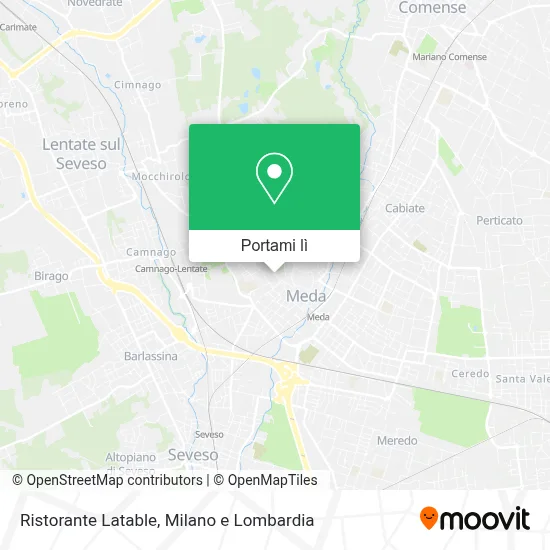 Mappa Ristorante Latable
