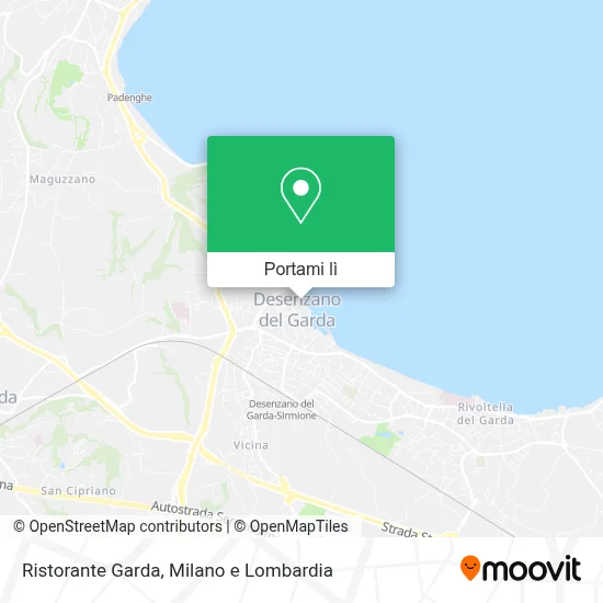 Mappa Ristorante Garda