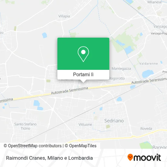 Mappa Raimondi Cranes
