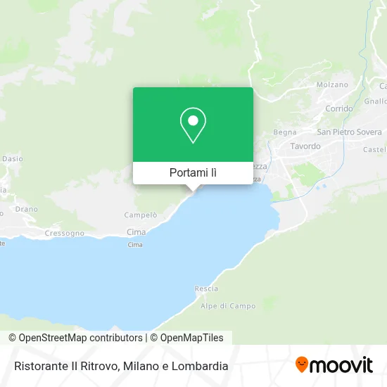 Mappa Ristorante Il Ritrovo