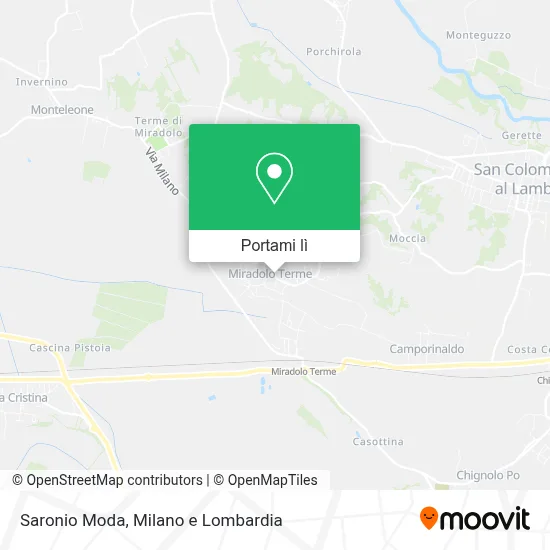 Mappa Saronio Moda