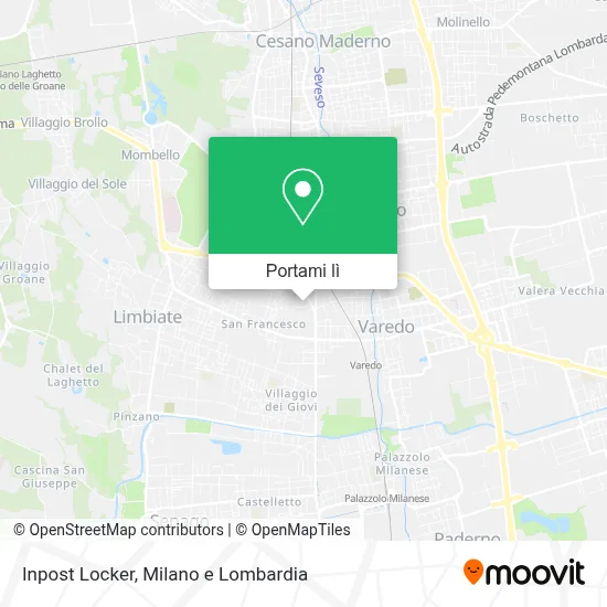 Mappa Inpost Locker