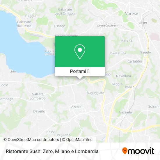 Mappa Ristorante Sushi Zero