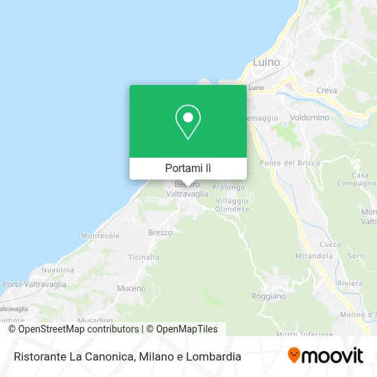 Mappa Ristorante La Canonica