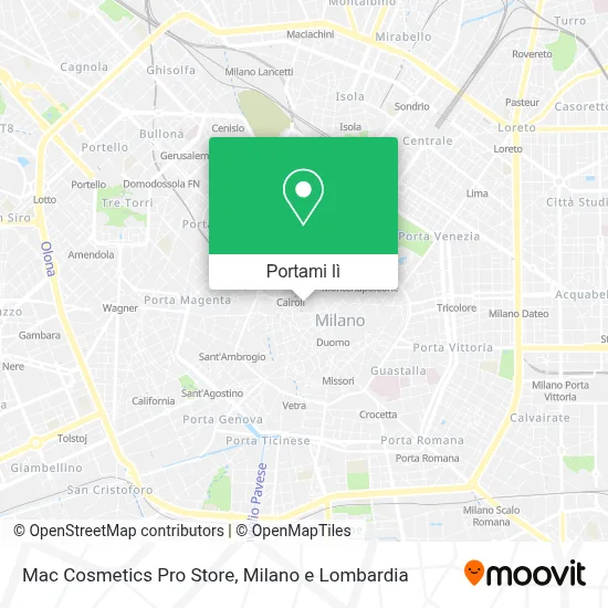 Mappa Mac Cosmetics Pro Store