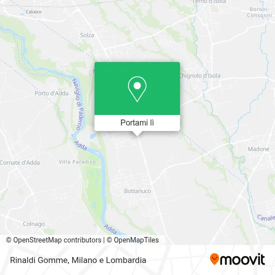 Mappa Rinaldi Gomme