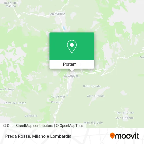 Mappa Preda Rossa