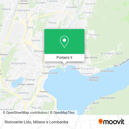 Mappa Ristorante Lido