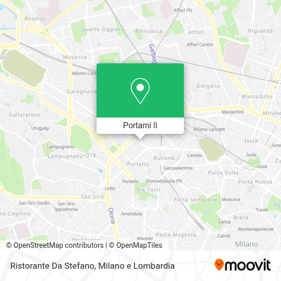 Mappa Ristorante Da Stefano