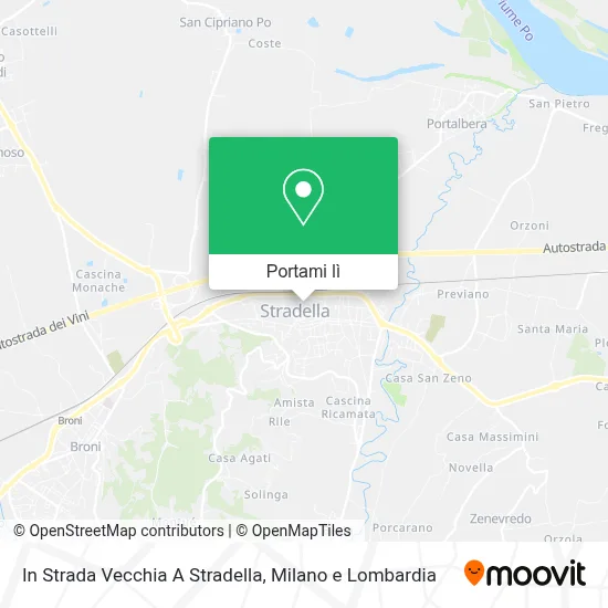 Mappa In Strada Vecchia A Stradella