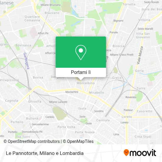 Mappa Le Pannotorte