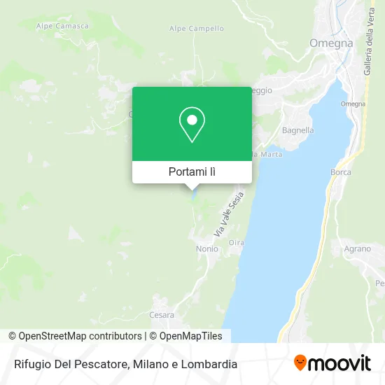 Mappa Rifugio Del Pescatore