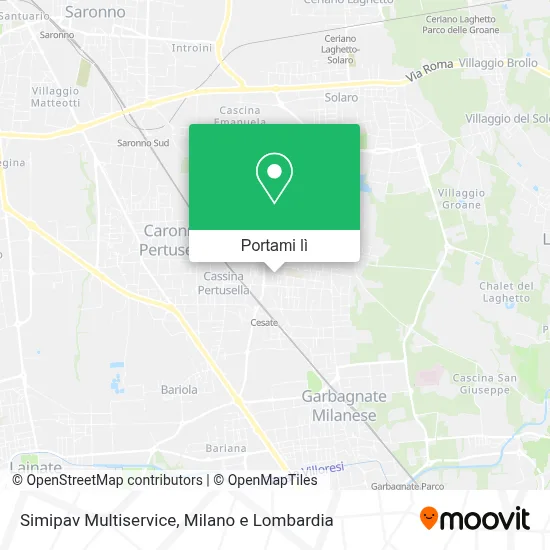 Mappa Simipav Multiservice