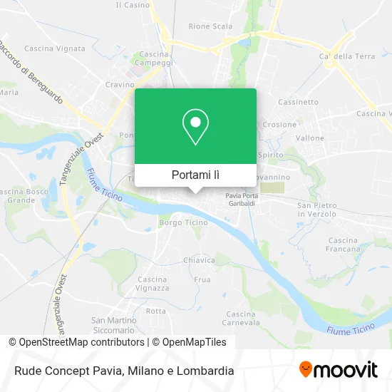 Mappa Rude Concept Pavia