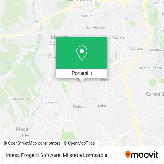 Mappa Intesa Progetti Software