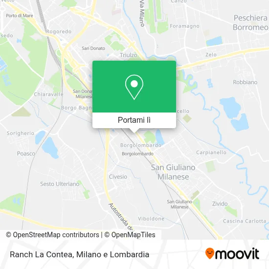 Mappa Ranch La Contea