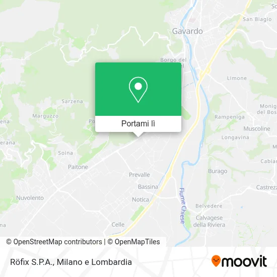 Mappa Röfix S.P.A.