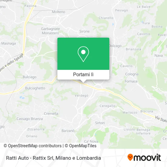 Mappa Ratti Auto - Rattix Srl