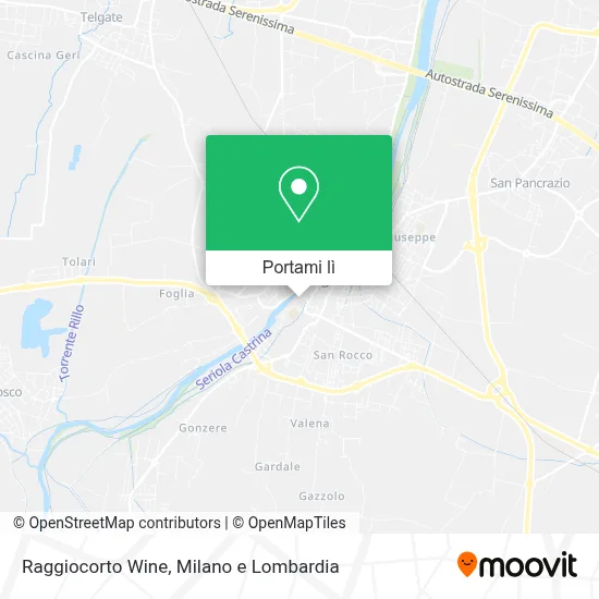 Mappa Raggiocorto Wine