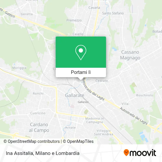 Mappa Ina Assitalia