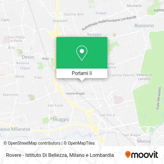 Mappa Rovere - Istituto Di Bellezza