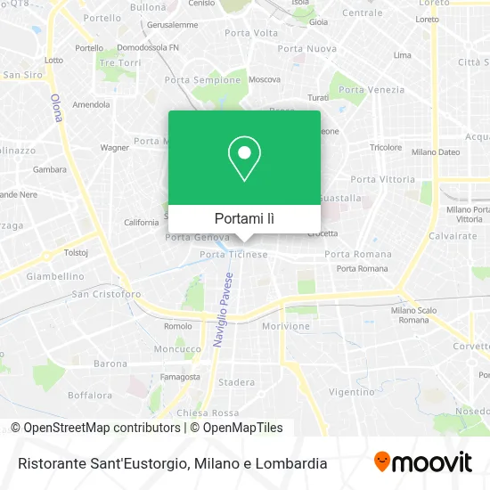 Mappa Ristorante Sant'Eustorgio