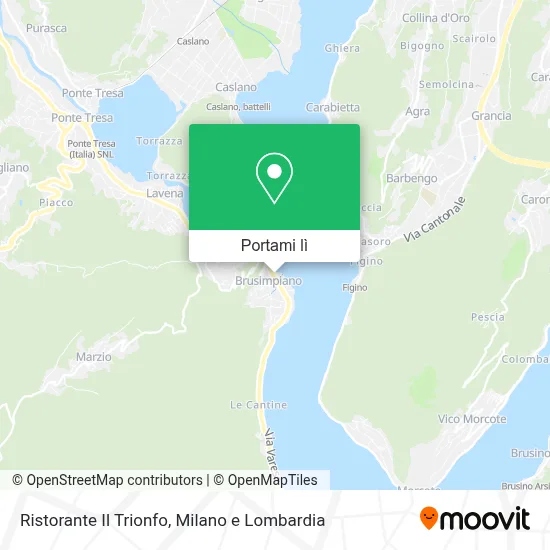 Mappa Ristorante Il Trionfo