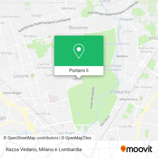 Mappa Razza Vedano