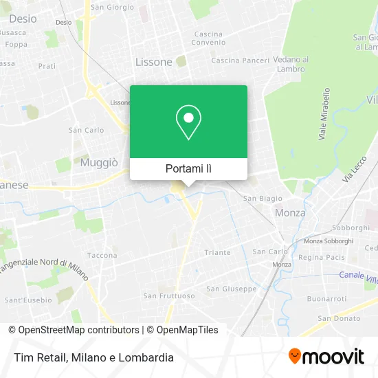 Mappa Tim Retail