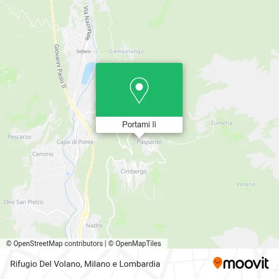 Mappa Rifugio Del Volano