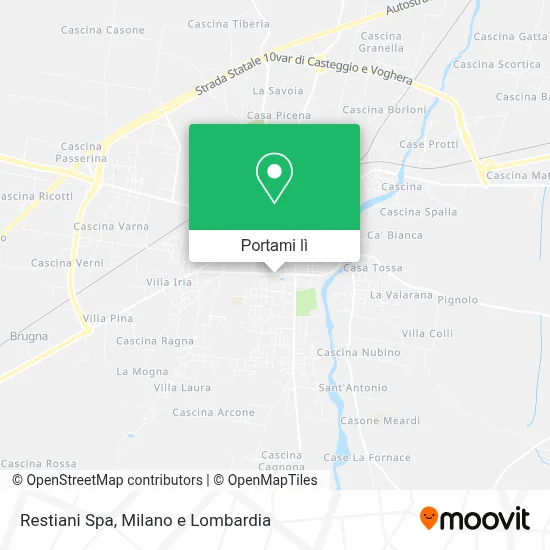 Mappa Restiani Spa