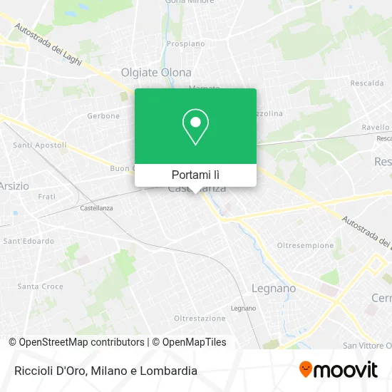 Mappa Riccioli D'Oro