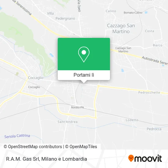 Mappa R.A.M. Gas Srl