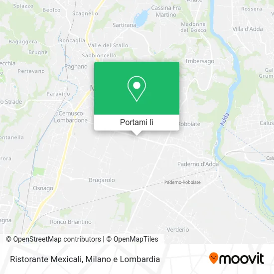Mappa Ristorante Mexicali