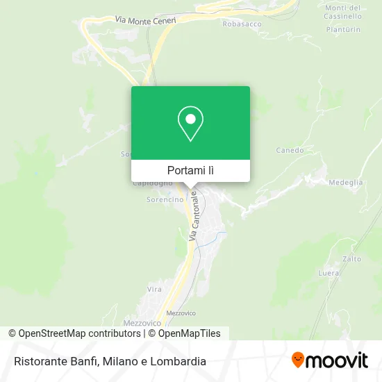 Mappa Ristorante Banfi