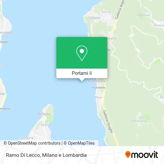 Mappa Ramo Di Lecco