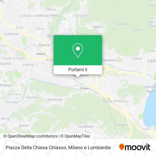 Mappa Piazza Della Chiesa Chiasso