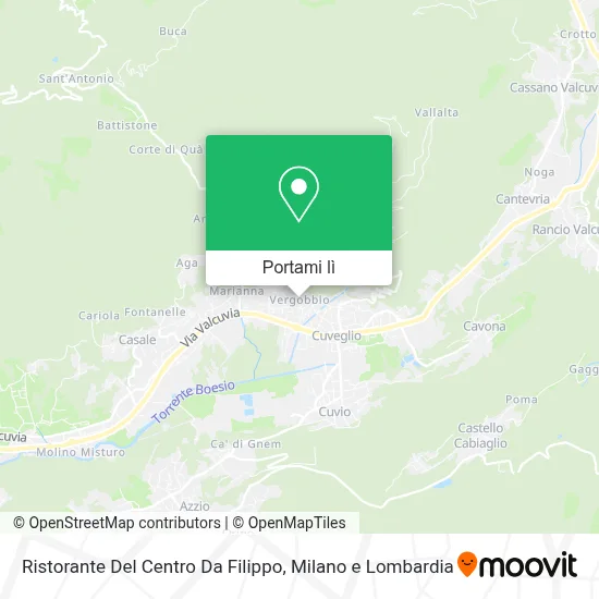 Mappa Ristorante Del Centro Da Filippo